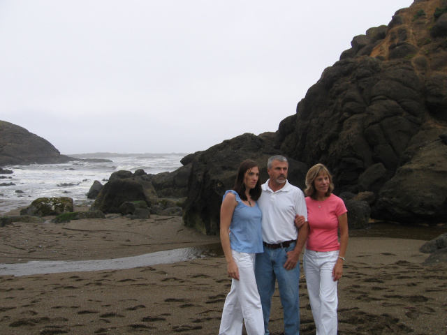 Diane, Heather and Jim at Depot Bay